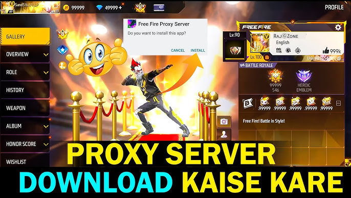 Free Fire Proxy Server